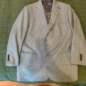 Green Houndstooth Custom Blazer 48R